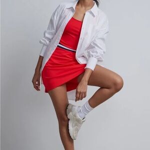 New York & Company Tennis skirt and shirt set size L